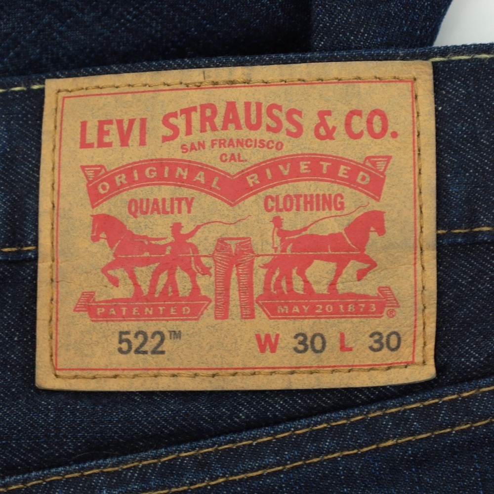Levi's Dark Indigo Straight Jeans Size 30x30 - Picture 7 of 10